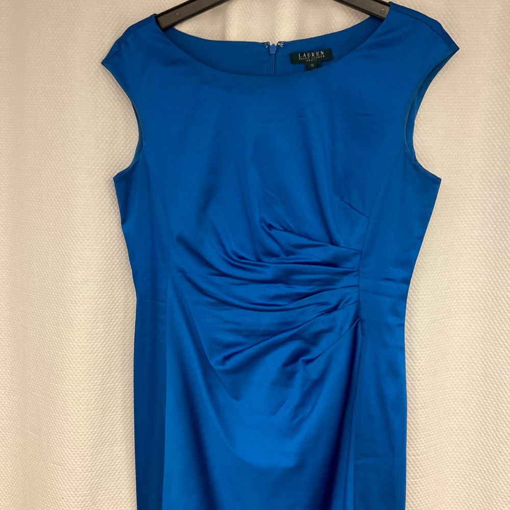 Ralph Lauren Blue Cocktail Dress